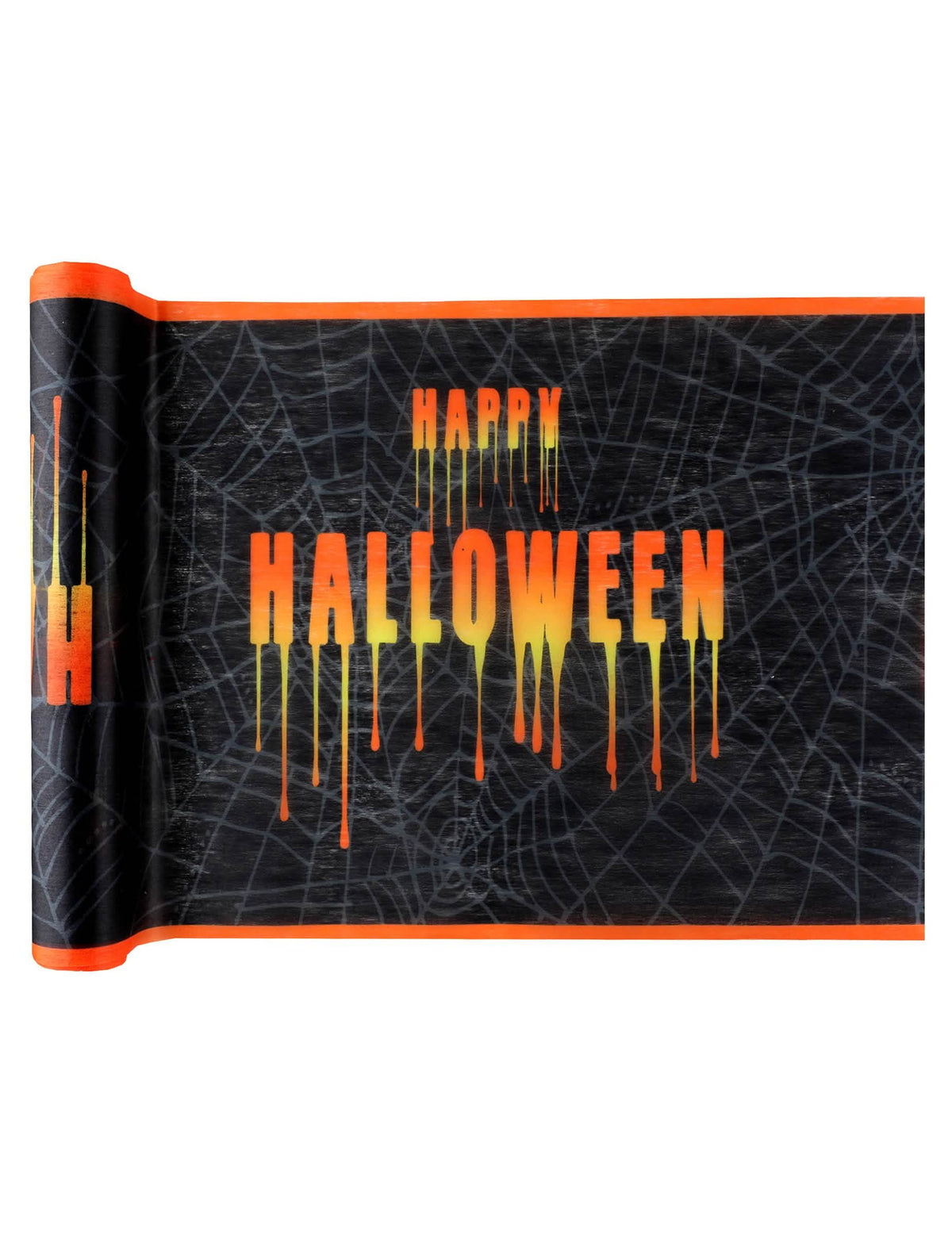 Behúň na stôl Ghost čierny 30 cm x 5 m