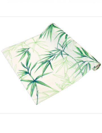 Netkaný bambusový obrus na stôl 28 cm x 5 m zenová dekorácia