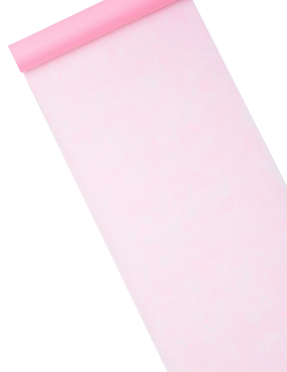 Chemin de table intissé rose clair en rouleau