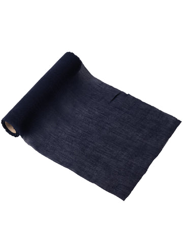 Námornícky modrý mušelínový prestierací stôl 28 cm 5m x svadobná dekorácia