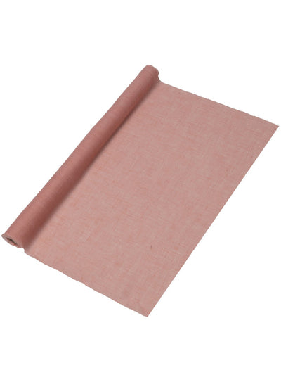 Chemin de table mousseline pour mariage et baptême rose