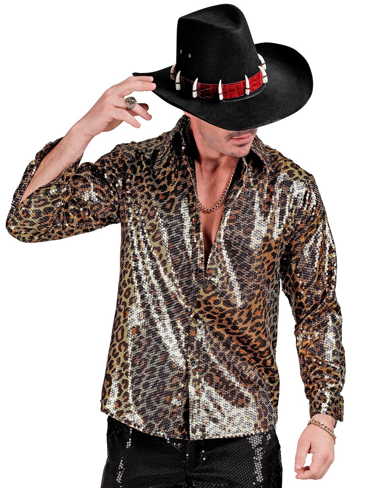 Pánska leopardová košeľa