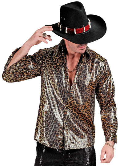 Pánska leopardová košeľa