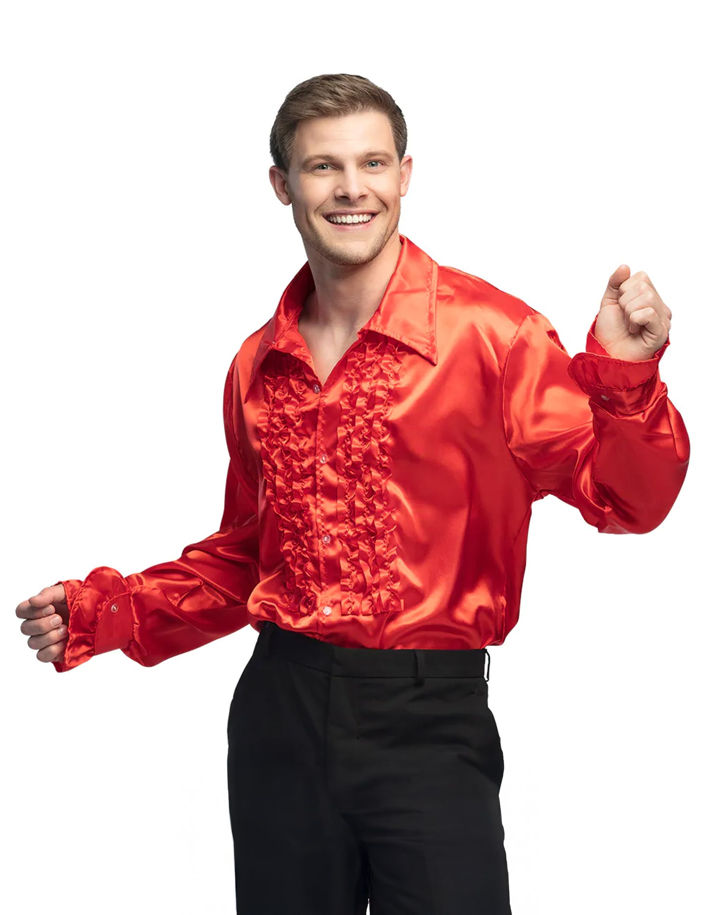 Červená disco košeľa