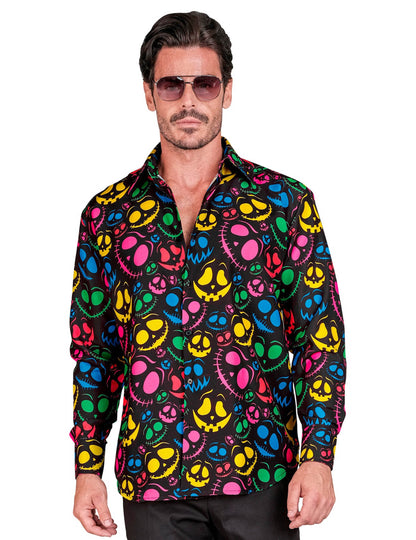 Pánske tričko s neónovým duchom