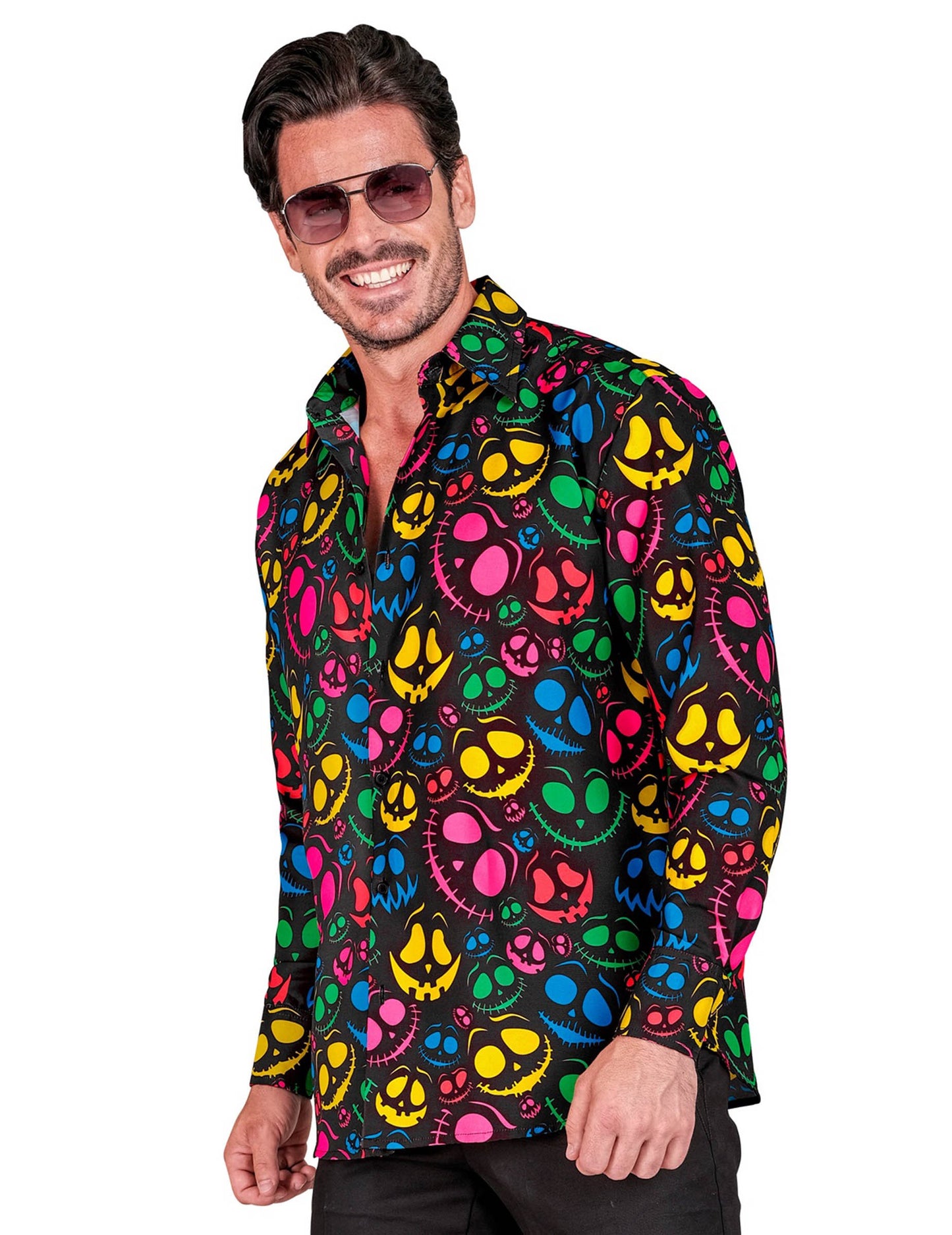 Pánske tričko s neónovým duchom