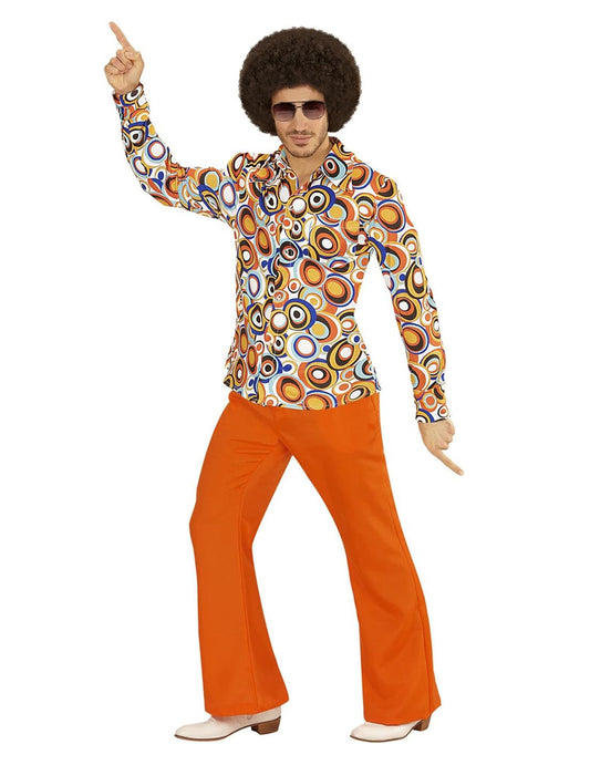 Groovy Bubbles zo 70. rokov pánska košeľa