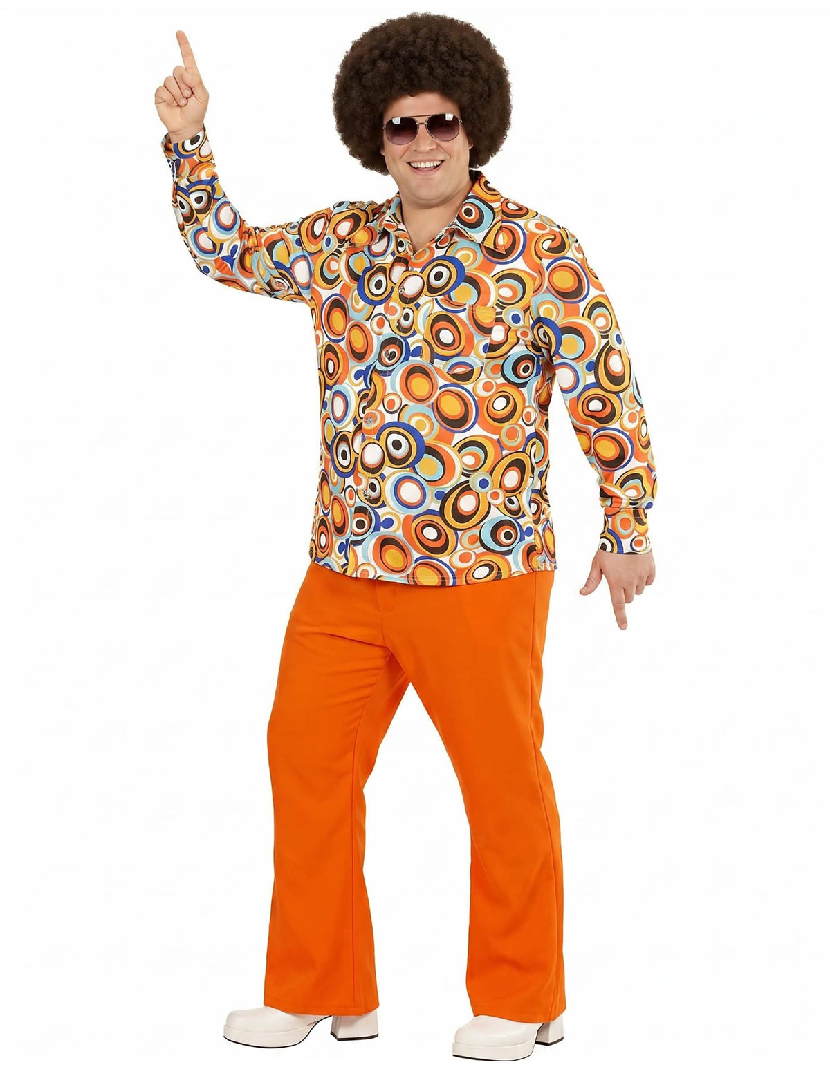 Groovy Bubbles zo 70. rokov pánska košeľa