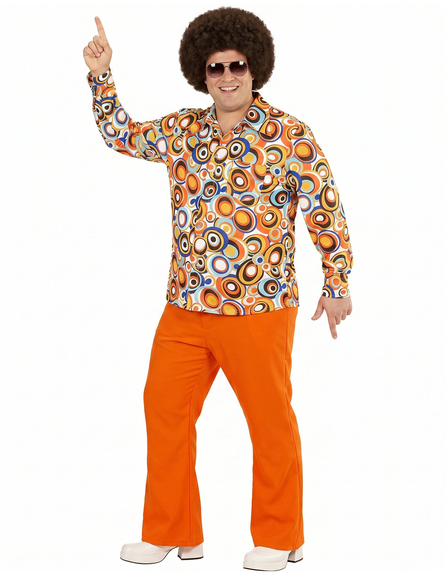 Groovy Bubbles zo 70. rokov pánska košeľa