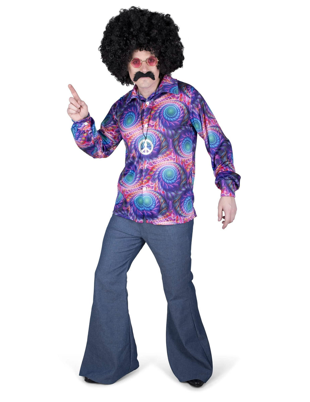 Prehľad pánskej psychedelickej hippie košele