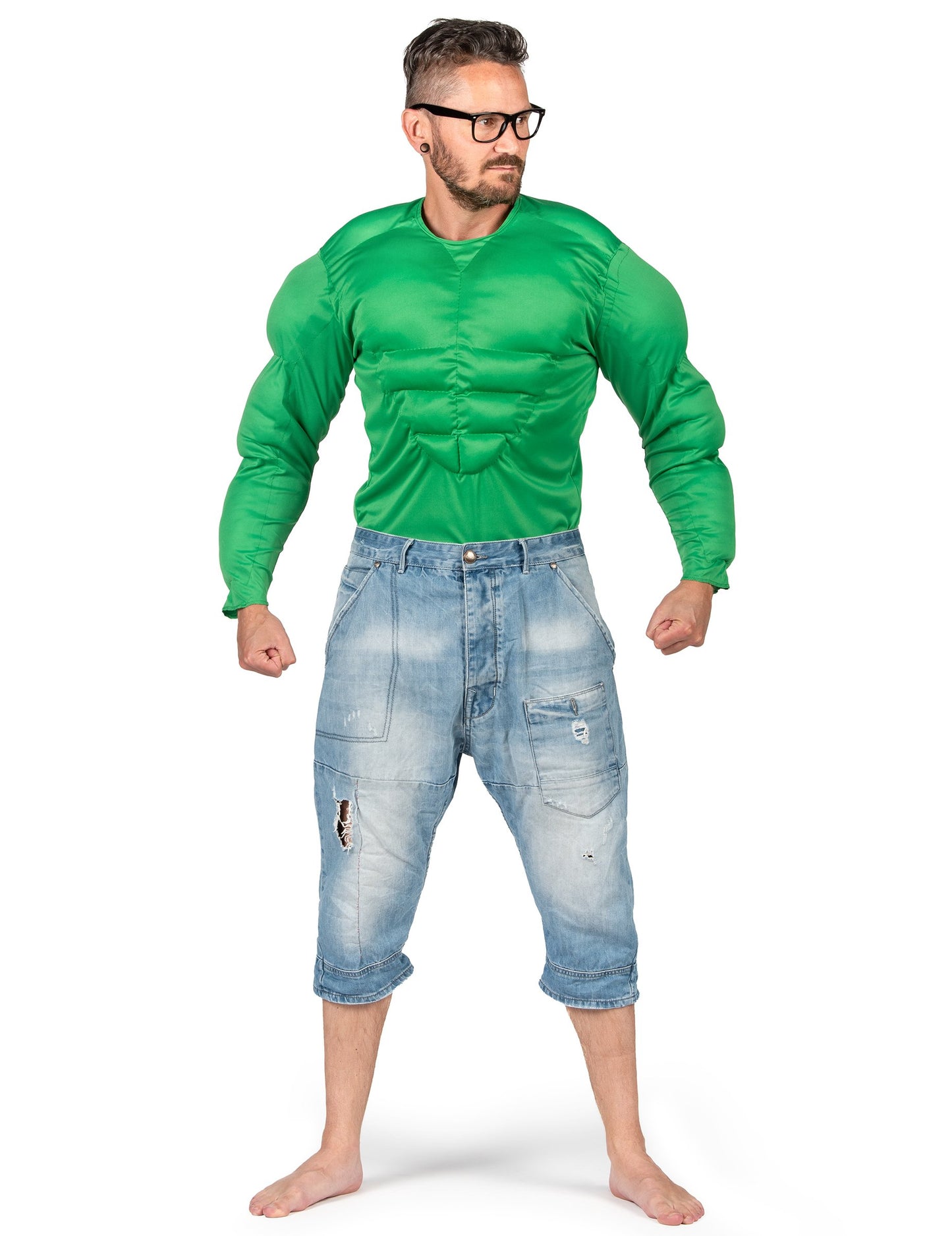 Tričko pre dospelých zelených svalov