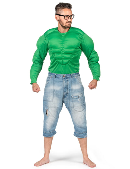 Tričko pre dospelých zelených svalov