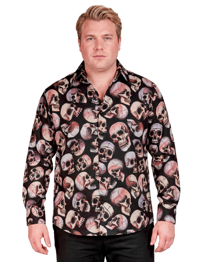 Chemise têtes de mort homme