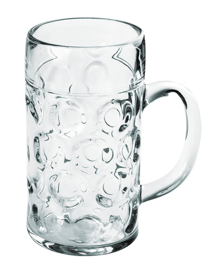 Priesvitný pivný pohár 1 l