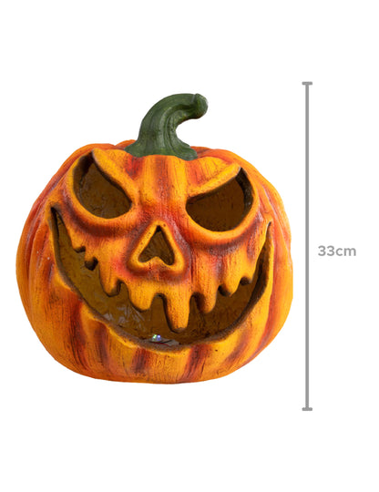 Svietiaca strašidelná tekvica 33 cm