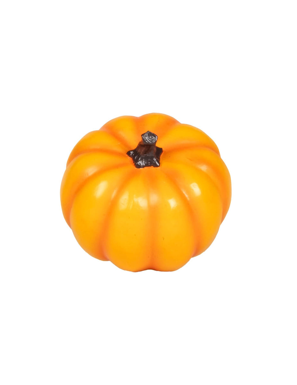 Pohľad zhora na halloweenovú tekvicu z živice