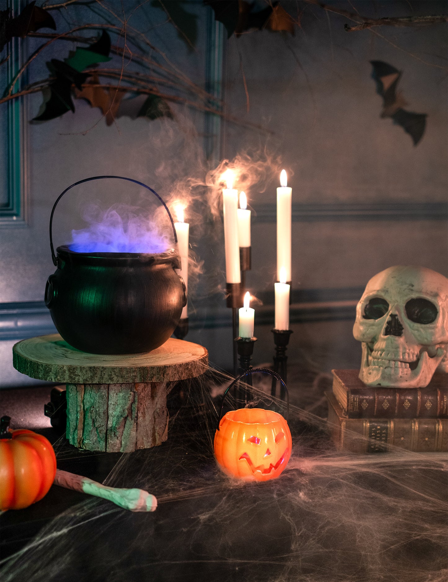 Ľahká Halloween tekvica 10 cm