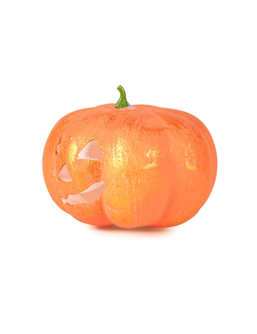 Vue de profil de la citrouille lumineuse Halloween