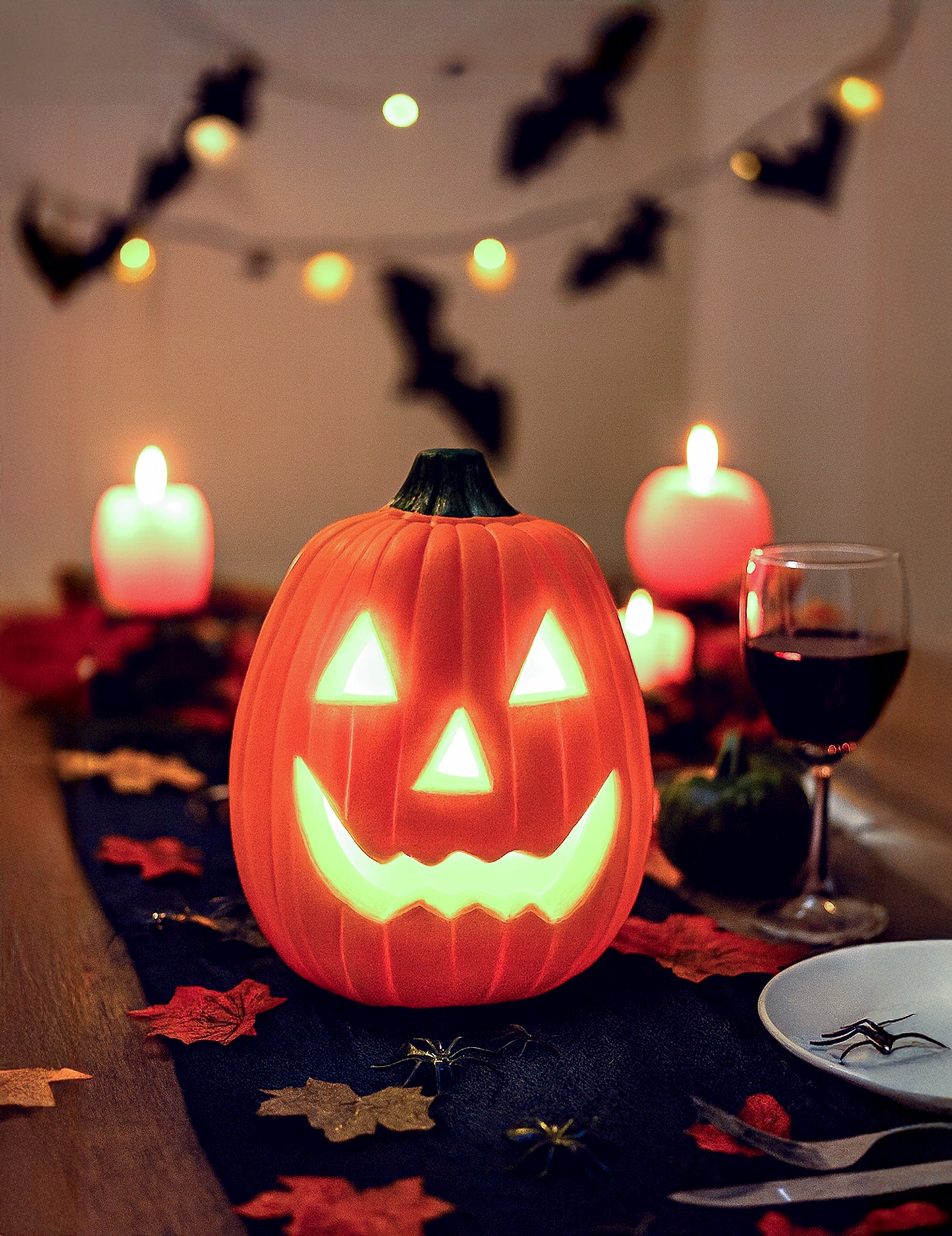 Svetelná tekvica 34 cm