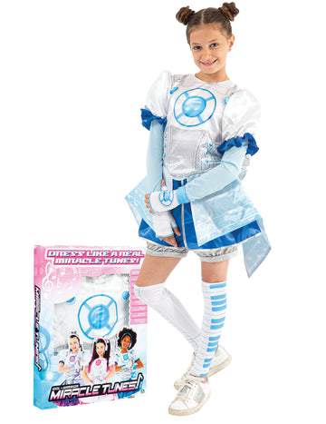 Luxusná súprava na prezliekanie Jasmine Miracle Tunes pre dievčatá, modrá a biela