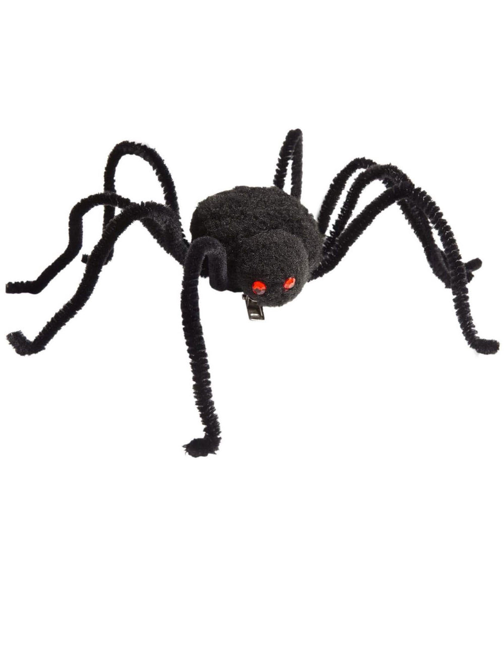 Detail systému upevnenia čelenky halloween s pavúkom