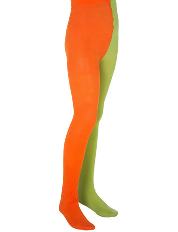 Collants Fifi Brindacier pour fille orange et vert