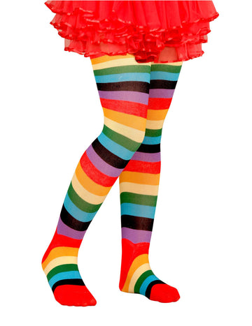 Viacfarebné pančuchy pre deti