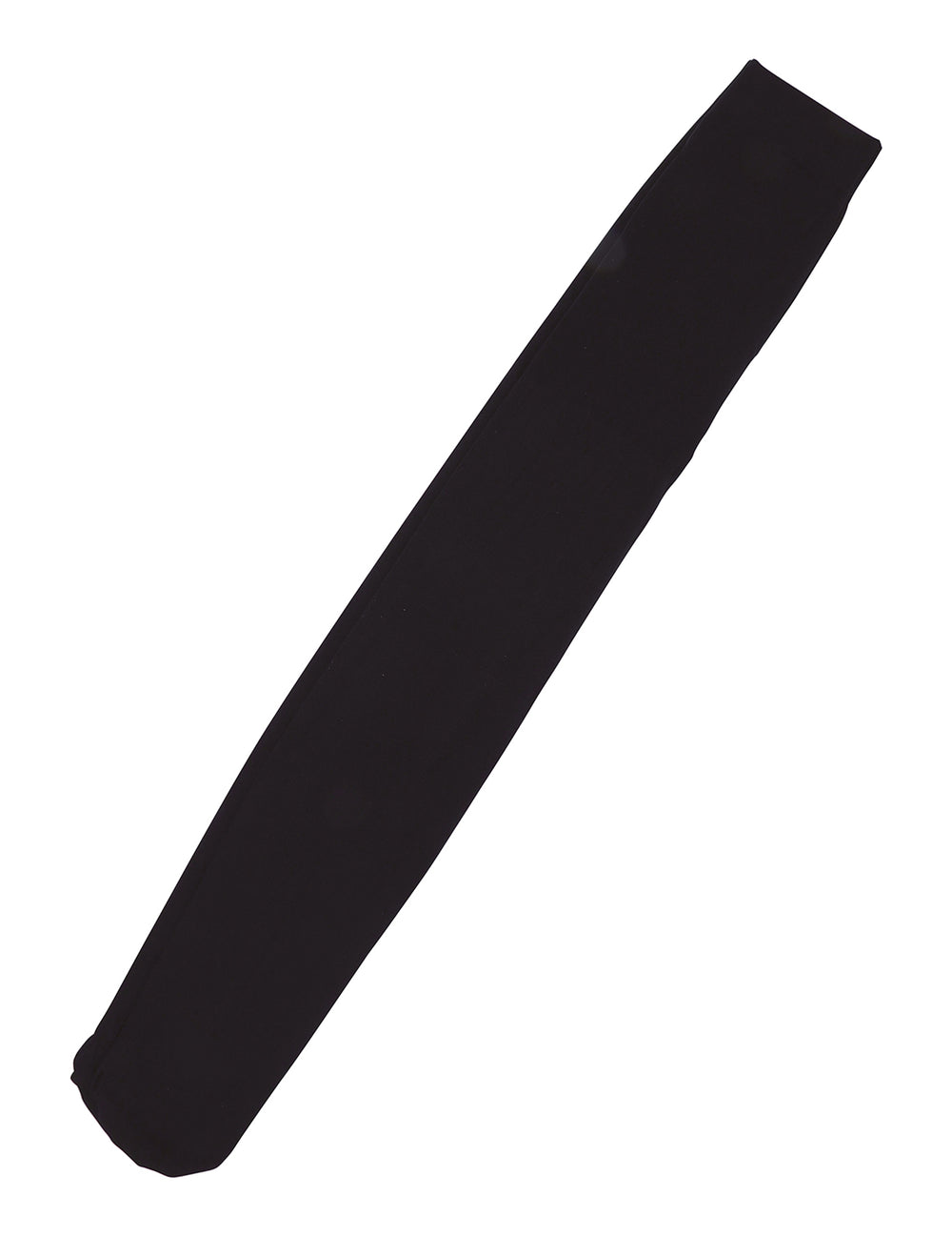 Vue à plat des collants pour enfant noir opaque
