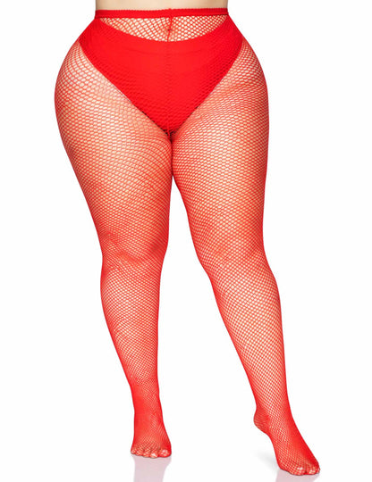 Dámske červené pančucháče