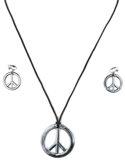 Dospelý plastový náhrdelník a náušnice