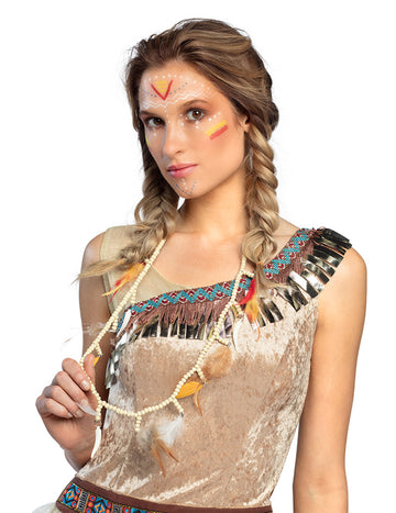 Indická vydatá žena náhrdelník