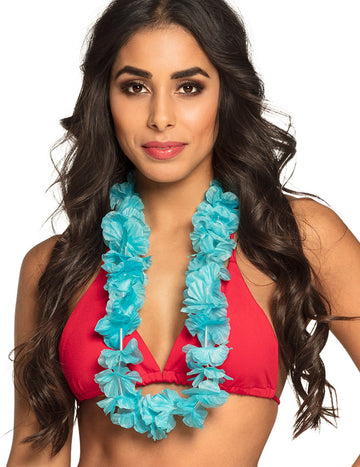 Turquoise havajský náhrdelník pre ženy