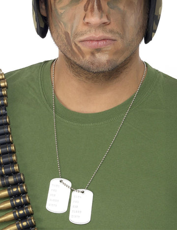 Dospelý vojenský náhrdelník