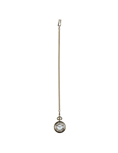 Vue d'ensemble de la chaîne du collier montre de poche Steampunk