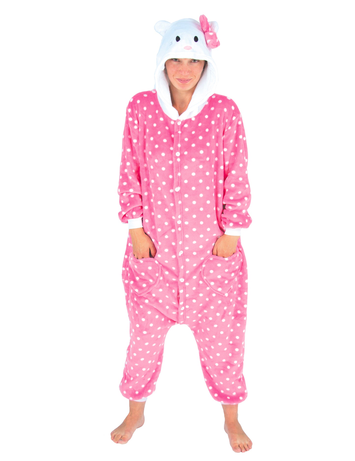 Kombinácia dospelej ružovej mačky