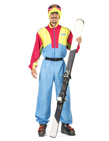 Pánsky vintage lyžiarsky oblek