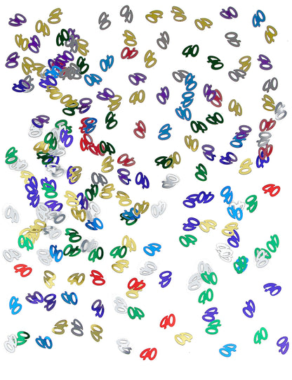 Vue rapprochée des Confettis 40 ans