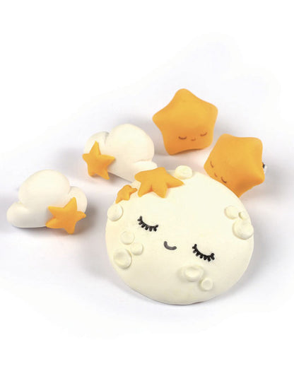 Fialový prekvapivý kužeľ Fimo® s moon 17 x 7 cm modelovacia súprava