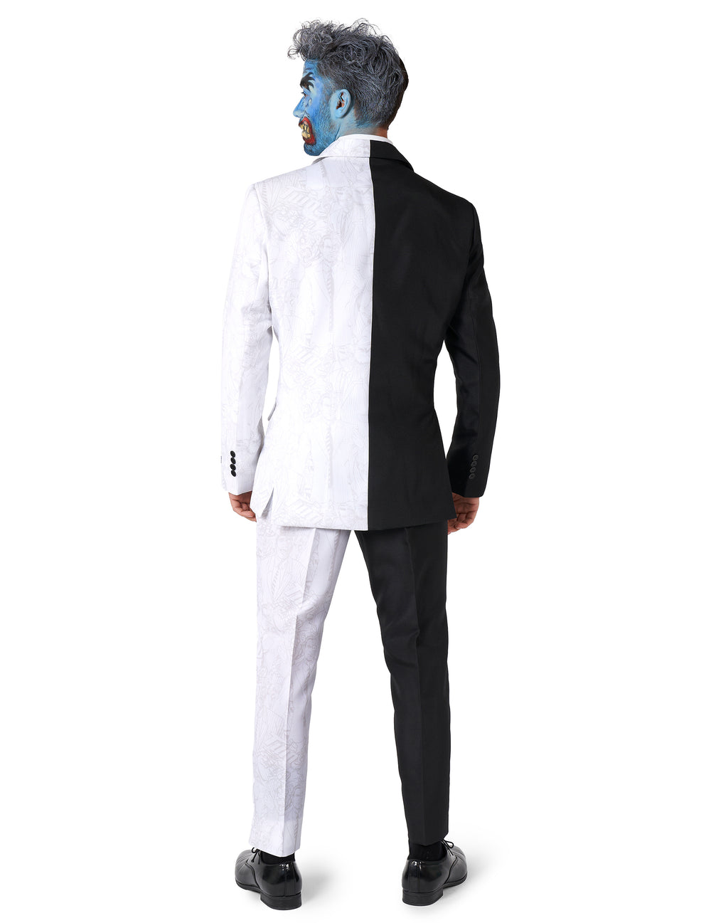 Costume Double Face Suitmeister pour adulte noir et blanc