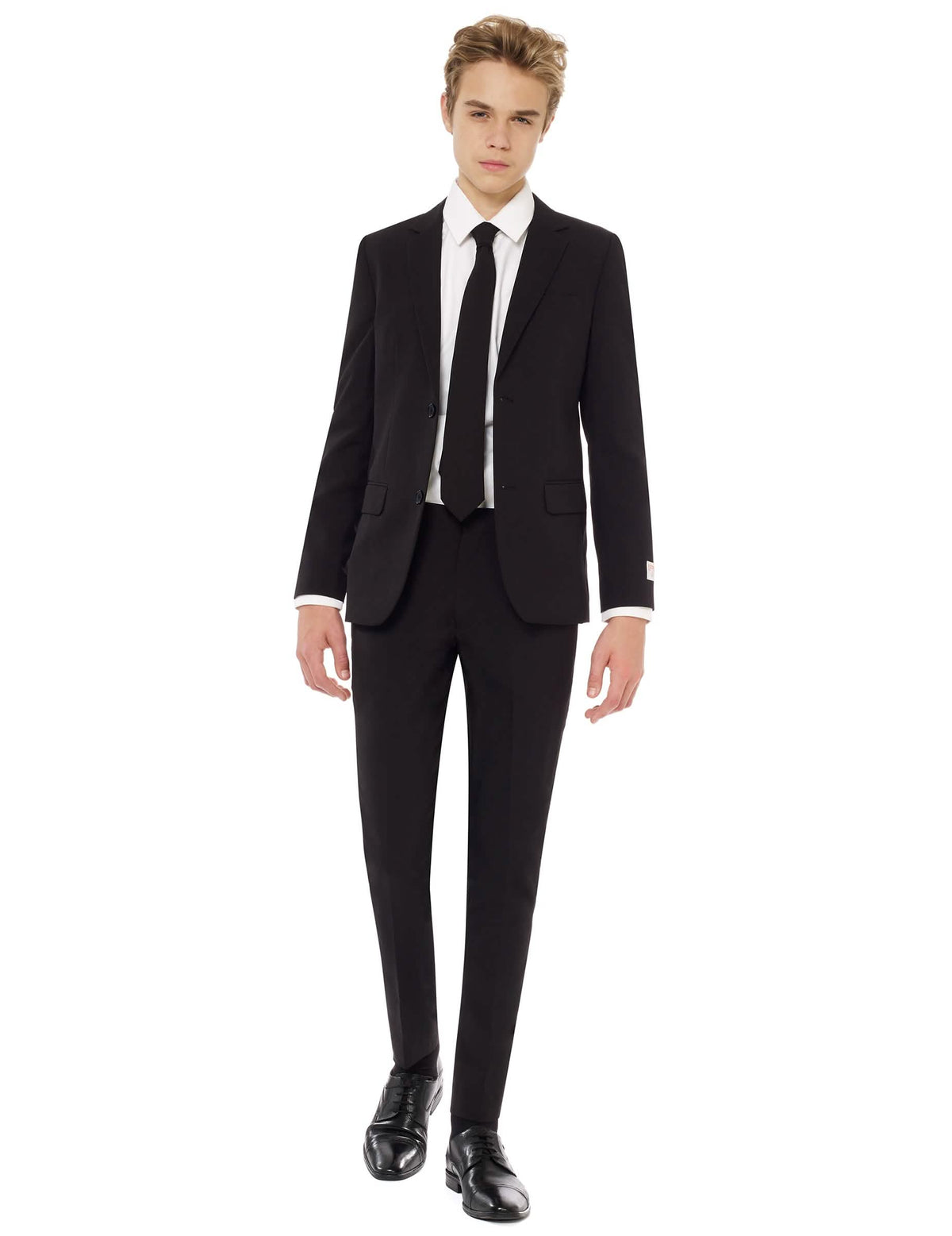 Pohľad spredu na kostým Mr. Black Opposuits™