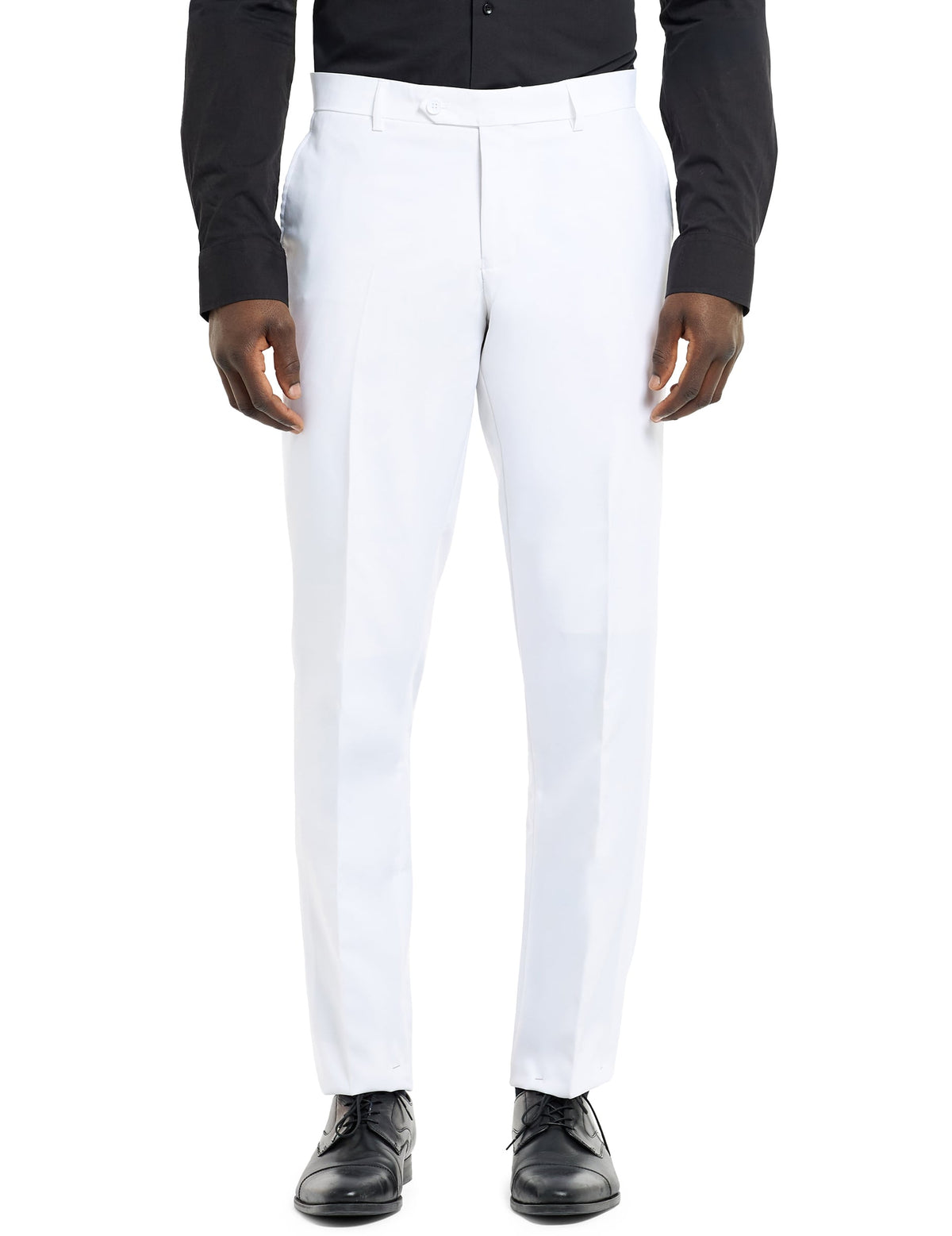Détail du pantalon du Costume Mr. Blanc Opposuits