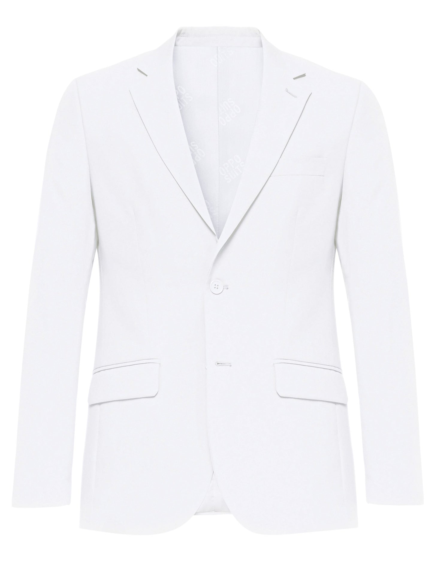 Vue de face de la veste du Costume Mr. Blanc Opposuits