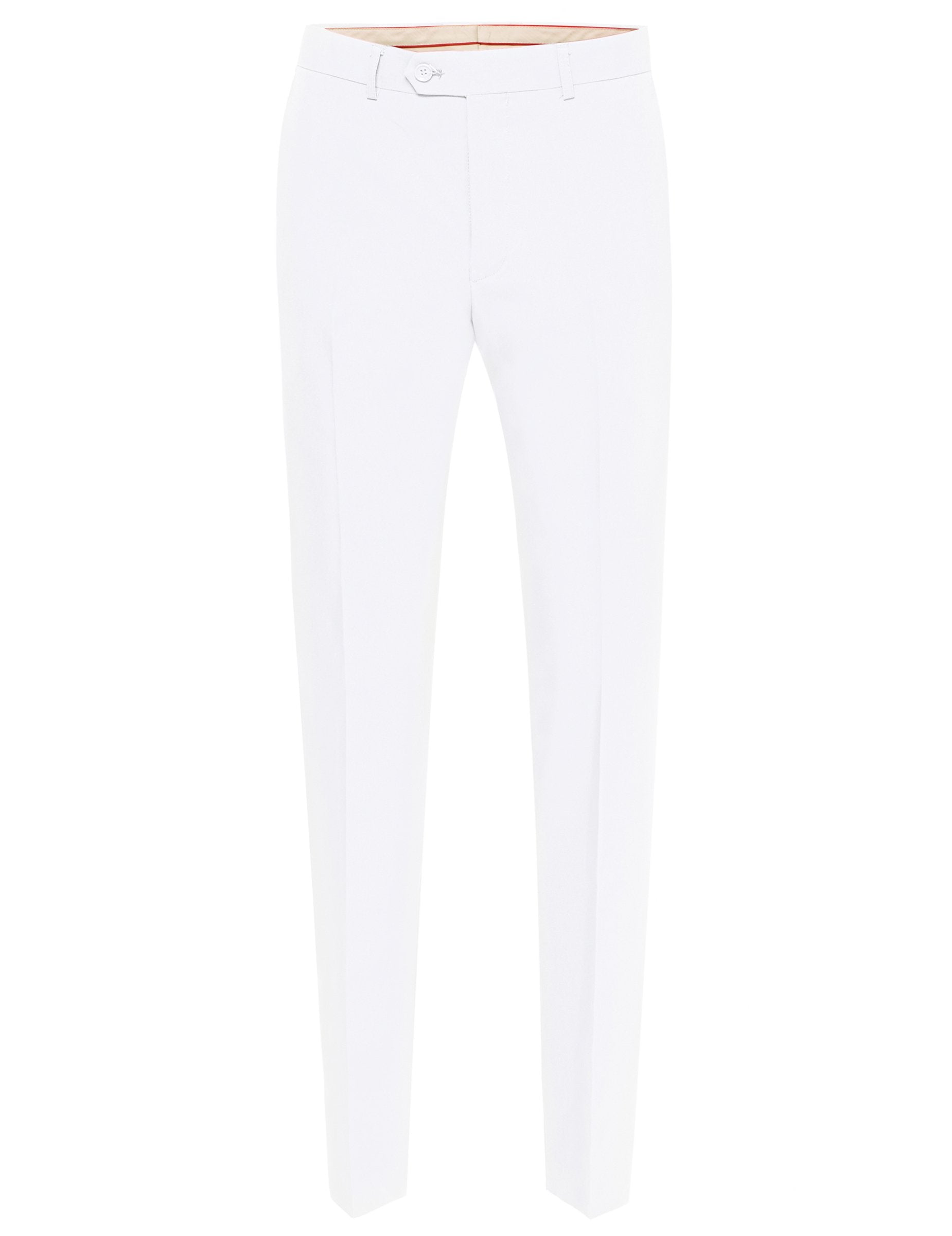 Vue de face du pantalon du Costume Mr. Blanc Opposuits