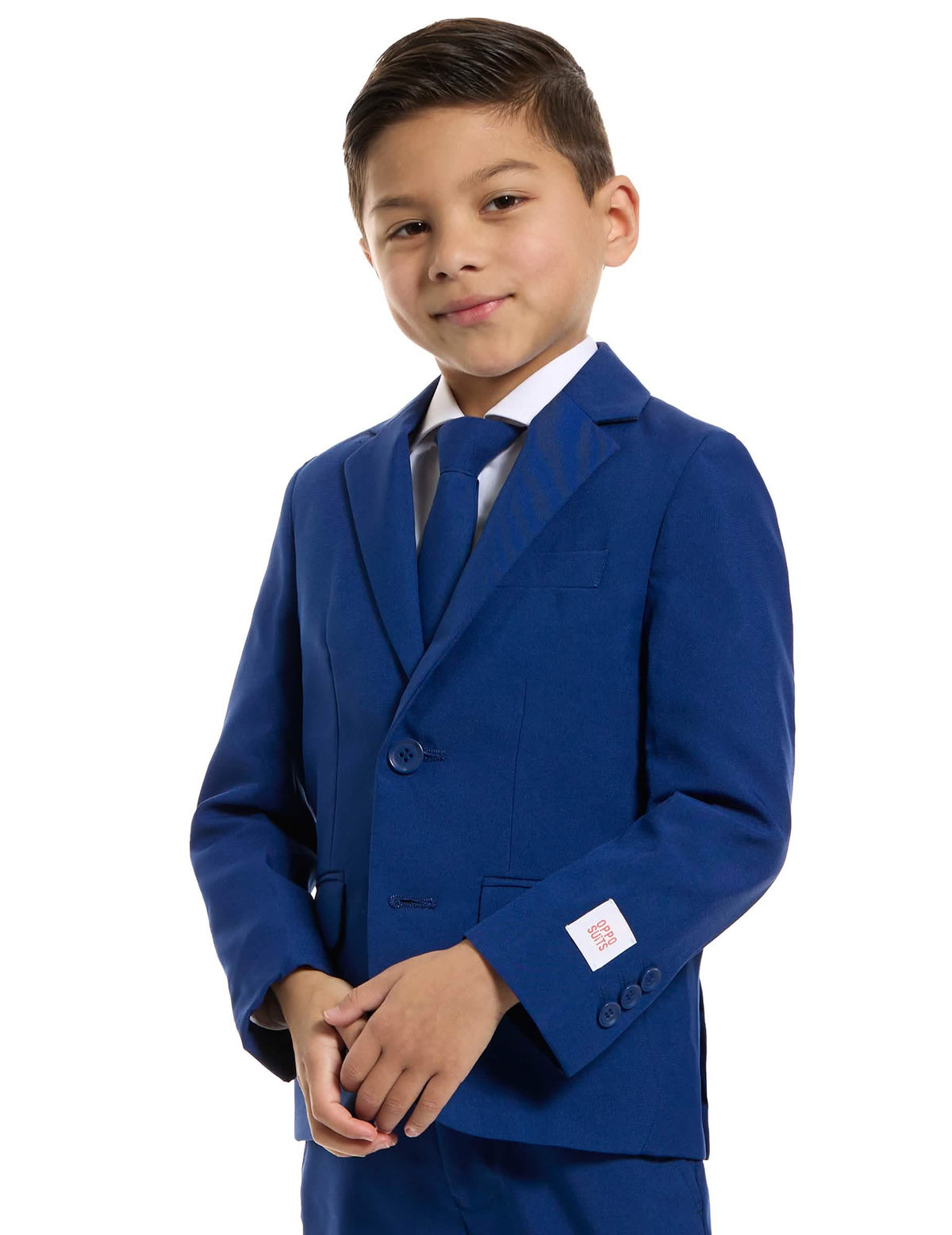 Bočný pohľad na kostým Mr. modrá námornícka pre dieťa