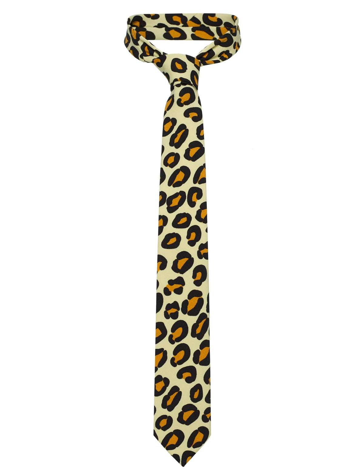Leopardová kravata ku kostýmu pána Jaguara