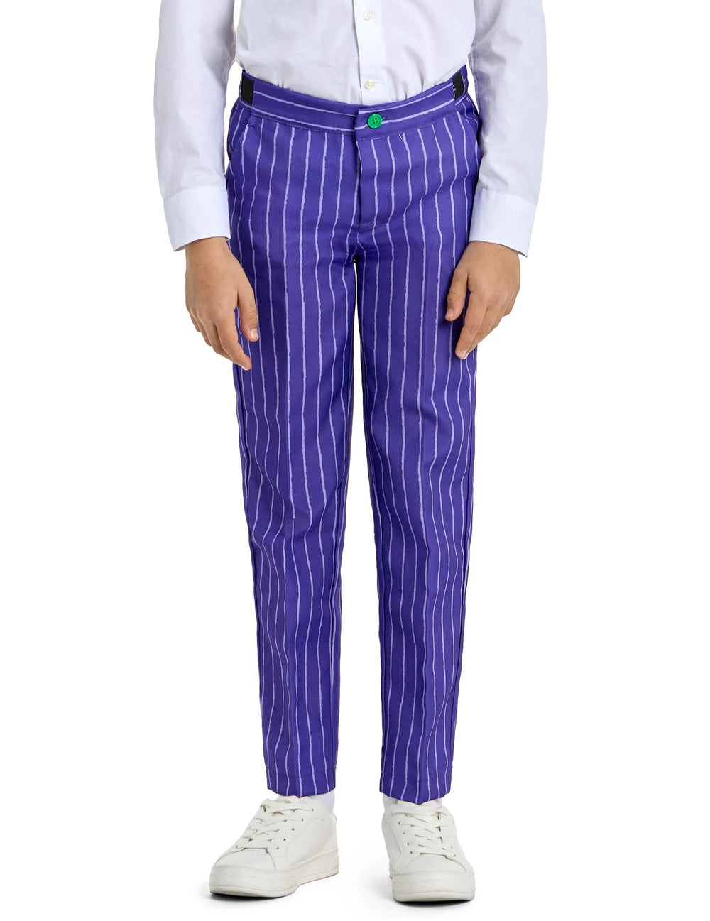 Detail nohavíc kostýmu Mr. Joker pre dieťa