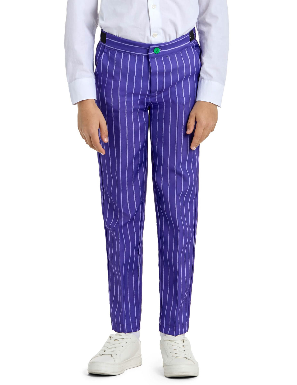 Detail nohavíc kostýmu Mr. Joker pre dieťa