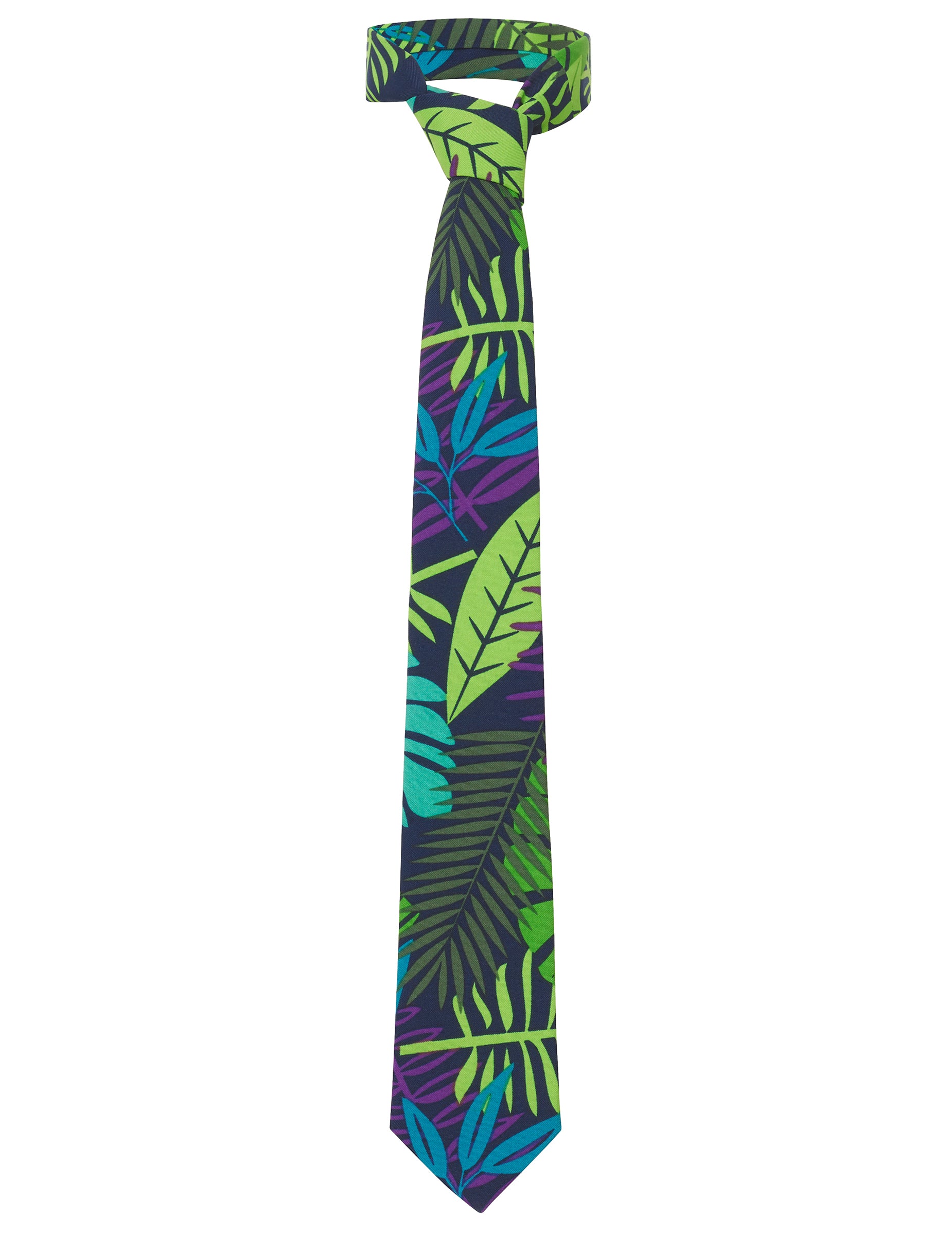 Vue de la cravate du costume Mr. Juicy jungle pour homme