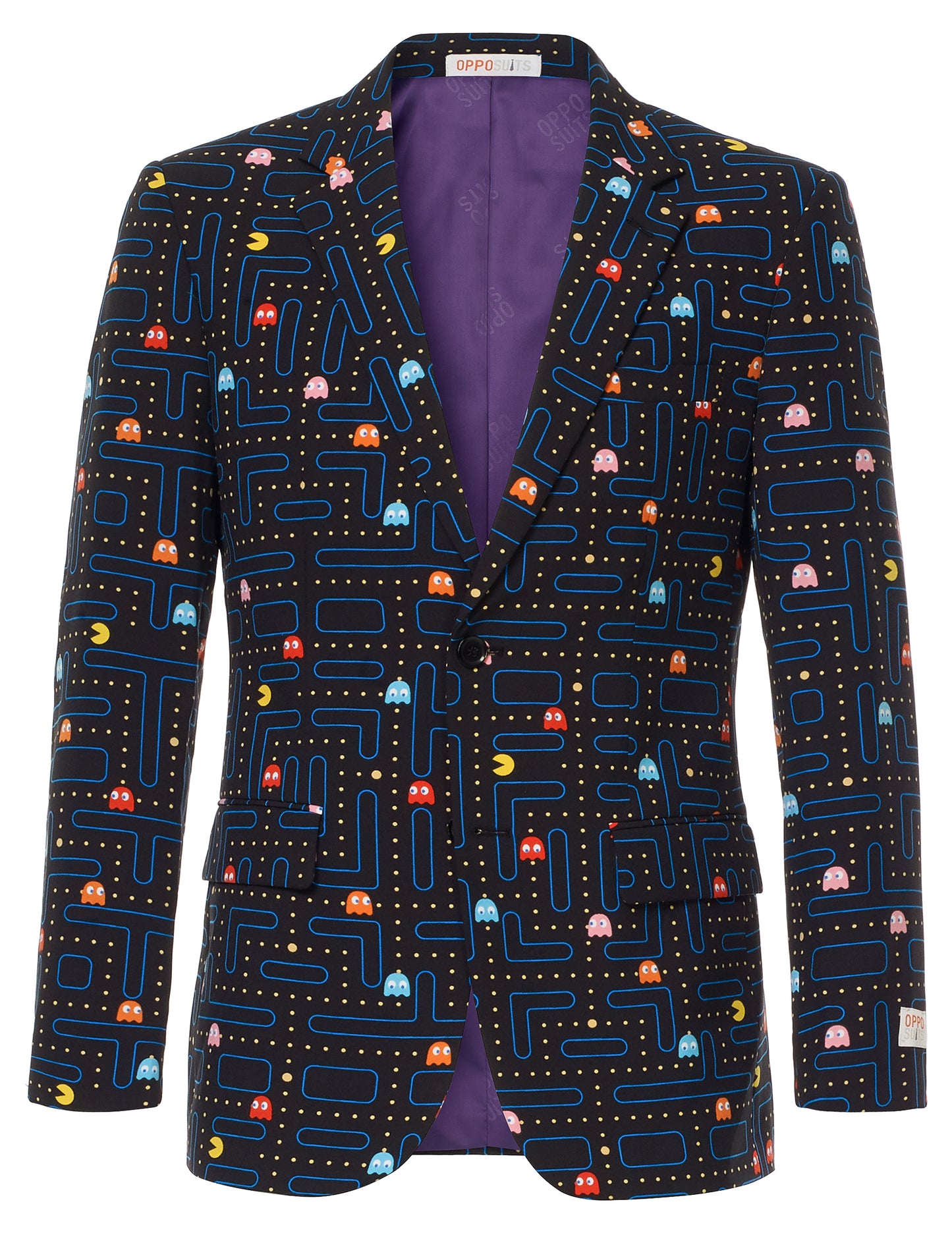 Kostým pán Pac-Man proti mužovi