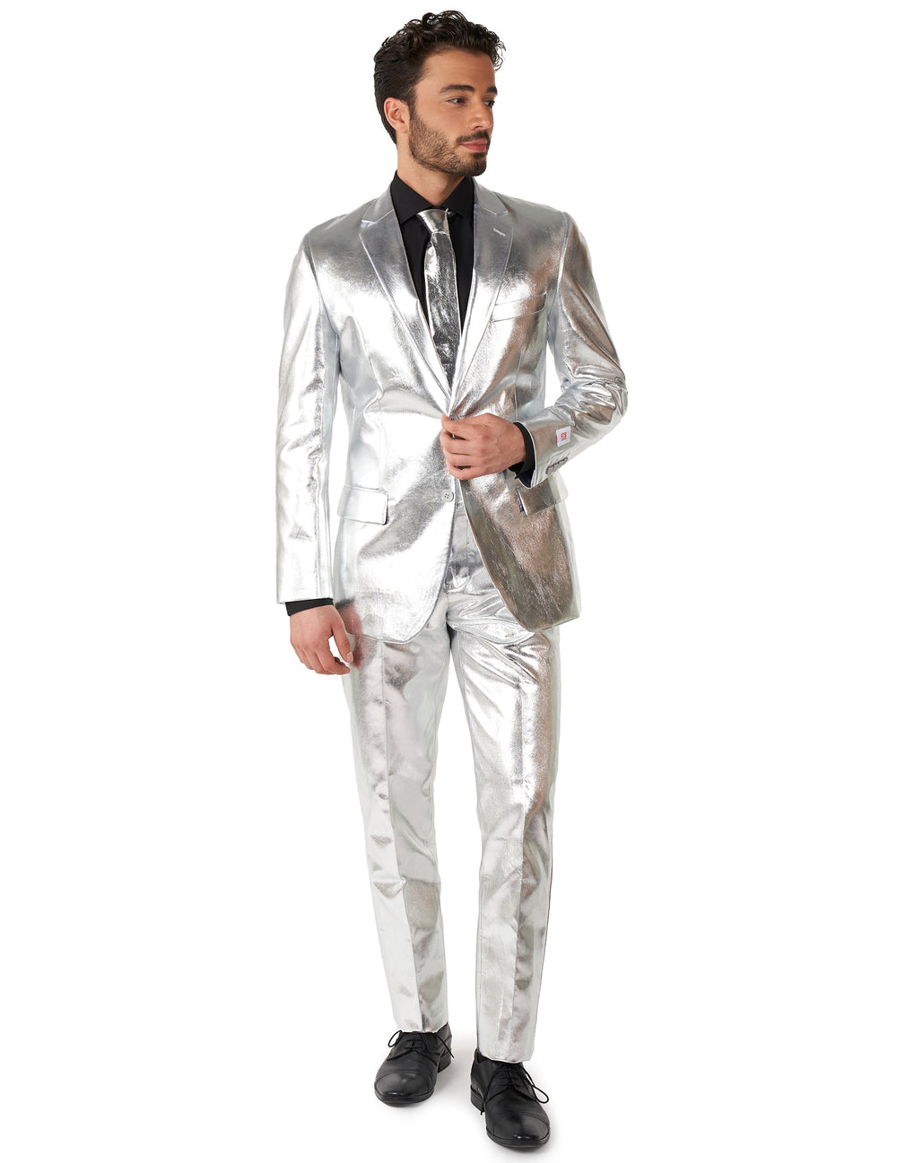 Costume Mr. Shiny Silver pour homme argenté brillant